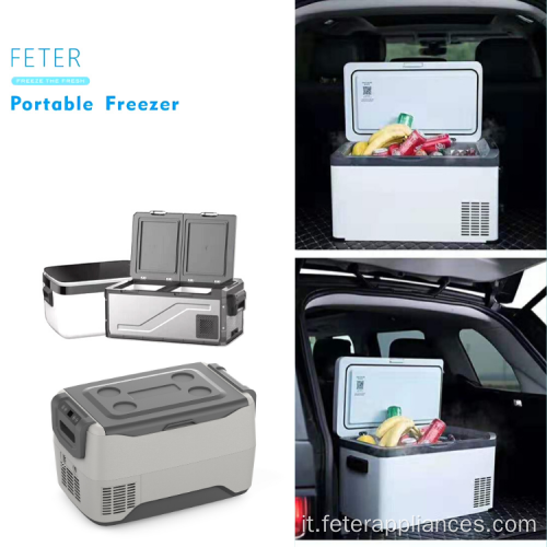 Congelatore 40L per auto con due porte e controllo tramite app